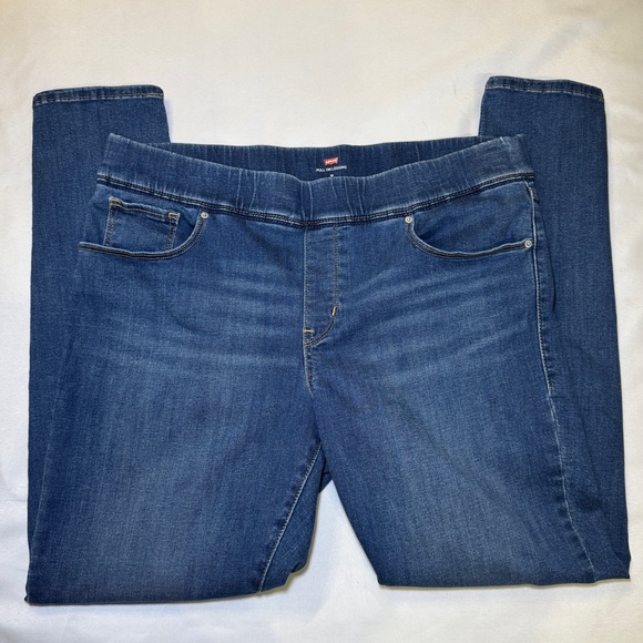 Levi’s Pull On Denim Jean Legging Levis Jean Size 16 - Picture 5 of 11